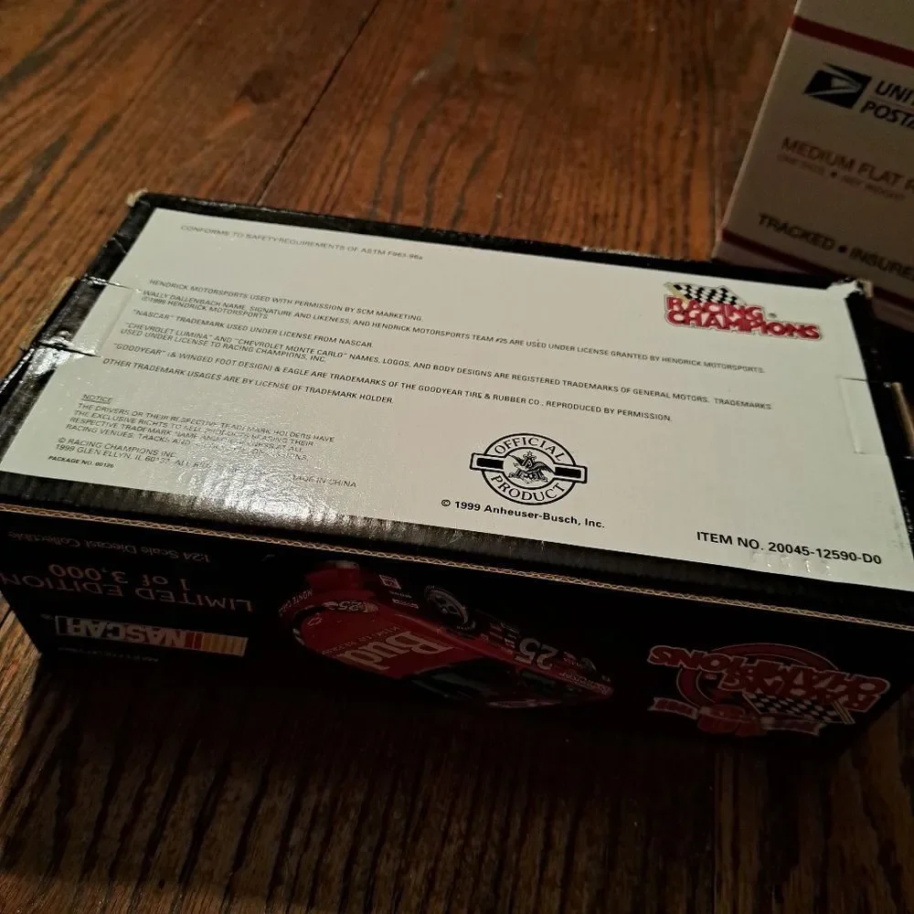 Vintage 96 Action Collectibles Tim Richmond Folgers Die Cast Nascar Race Car